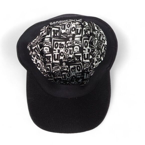 Kangol Cut + Paste Hardee Cadet Cap Hat Black CA01474 Unisex Small 6 3/4 - 6 7/8 - Picture 6 of 9